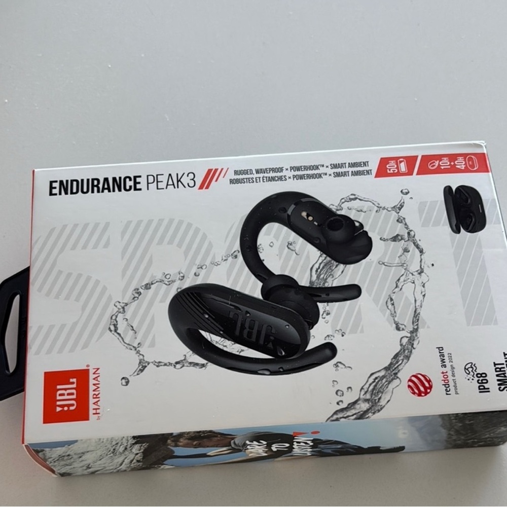 JBL Endurance peak 3 wireless earbuds - Picture 3 of 8